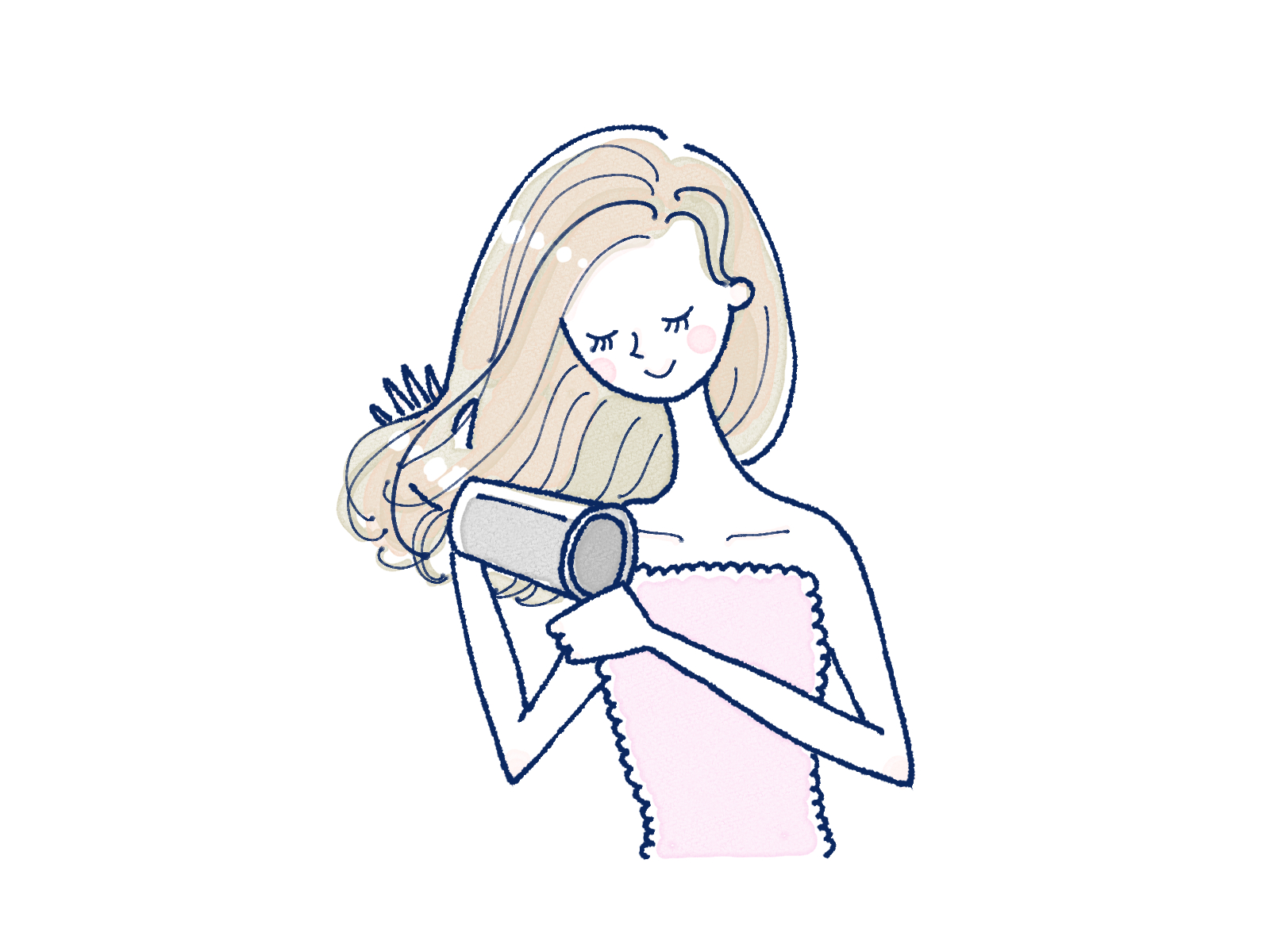 You are currently viewing ドライヤー時間を短くしたい人へ。早くきれいに乾かす方法をお伝えします！